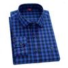 Camisas casuales para hombres Blusas de primavera para hombres Bordado de algodón a cuadros Harmont Manga larga Slim Fit Blaine Blusa