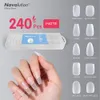 Nail Practice Display Navolution 240st False S Acrylic Press On S Coffin Artificial S Clear Fake Tips for Manicure Tool 230505