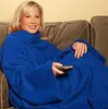 Original Fleece Blanket with Sleeves BCRF Blue2869