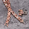 Łańcuch magnetyczny czyste miedziane bransoletki dla kobiet w stylu vintage łańcuch zdrowie energetyczne bransoletki magnetyczne bransoletki dla zapalenia stawów kobiety biżuteria 230506