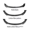 Outras peças automáticas 3pcs abs spoiler de lábio frontal para tesla modelo y 2021 Lower Bumper Difuser Protector de fibra de carbono Modificado de carro Dhoej