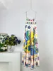 Projektant Australian Pasp sukienka świąteczna sukienka Środkowa długość 2023 Spring/Summer Fashion Graffiti Suknia dla kobiet
