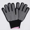 Heat Resistant Glove with Silicone Bumps Professional Heat Proof Glove Mitts for Sublimation Hair Style Curling Iron Wand Sublimation Gloves