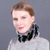 Lenços rex lenço de peles alto telas elástica Proteção do pescoço outono o inverno feminino se aquece
