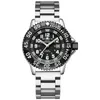 Wristwatches Addies Dive Men Watch 316L Stainless Steel Strap Black Dial 50m Waterproof Luminous Hand 51mm Alloy Case Sports 230506