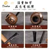 Smoking Pipes Mini Flat Bottom Solid Wood Pipe Ebony Long Thin Beginner Level Pipe