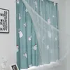 Gardin självhäftande stansfri tylltecknad film söt för barns rumskåp dekoration sovrum skugga m6v0