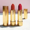 Tungvikt Retur Colorful Velvet Mist Lipstick 217 519 Gold Tube Matte Lipstick 95WD#