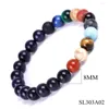 Charm Bracelets Milky Way Starry Blue Sandstone Bracelet Gem Hand Chains For Women Natural Crystal Quartz Semi-precious Stones Bangle