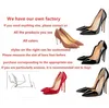 40 kleuren jurk schoenen rood hoge kathakken bodem luxe vrouwen designer terug lakleer sandalen puntige rode tenen zool 6cm 8cm 10cm 12cm hakken pumps gratis verzending 188