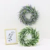 Decoratieve bloemen kransen kunstmatige plant slinger plastic bloem krans huisdeur decoratie hangende ornamenten bruiloft achtergronden winkelcentrum wi