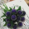 Fleurs décoratives 12 têtes/lot étamine de baie fleur artificielle verre cerise fête pour la maison El mariage bureau jardin décoration