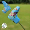 Other Golf Products Golf Putter Blade Butterfly Pattern Cute Golf Headcover for Putters with Magnetic Closure Golf Club Head Protector Drop Ship J230506