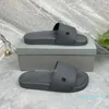 Diseñador - Deslizadores de zapatillas de moda París desliza sandalias zapatillas para hombres mujeres CON CAJA ORIGINAL Chanclas de playa unisex de diseñador caliente