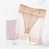 Women's Shapers Summer Light Plastic Nude Ultra-thin Ice Silk Belly Pants Peach Buttocks Safety Seamless Body Sculpting Underwear