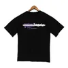 Tasarımcı Pa T-Shirt Lüks Tees Baskı Palms Tişörtler Erkekler Kadın Angle Kısa Kollu Sokak Giyim Üstleri Giyim Giysileri Mo6b