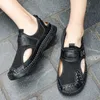 Sandalen Sommer Herren Sandalen Outdoor Mesh Sandalen Soft Clogs Herren Sandalen Slides Handmade Dropship Sandalen Roman Outdoor Slippers 230505