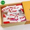 Lyx Designer Fritidsskor Logotyp Präglade Sneakers Strap Skate Sneaker Herr Dam Trippel Vit Svart Grön Låg Herrsko Dammode x YK Trainer Sneakers US 6-12