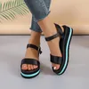 Sandálias moda mulheres verão casual plataforma sapatos slides chinelos vestido flip flops andando correndo mujer zapatillas