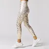 Active Pants Women Tights Fitness Running Yoga Leopard Print High midje Sport Legins Push Up Energy Gym Workout Leather Leggings