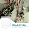 Vases Flower Clear Party Farmhouse Vase Centerpiece Plants Holder