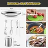 Camp Kitchen Camping Cooking Set Outdoor Aluminum Lightweight Equipment Camping Cookware Kit For Traveling Trekking Hiking Supplies P230506