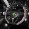 Nueva cubierta del volante para automóviles Diamond Protector Set ACCESORIOS ACCESORIOS ACTIVOS ANTI-SLIP ALIMENTOS DE ACUERNO Mujeres universales para niñas