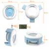 Rese Potties Tyry Hu Baby Pot Portable Silicone Training Seat 3 In1 Multifunktion Toalettfällbara barn Pott med 20 påse 230506