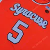 Aangepaste Syracuse Orange College Basketball Jersey Anthony Buddy Boeheim Joseph Girard III Obers Benny Williams Cole Swider Symir Torrence