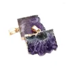 Collane con ciondolo Brasile Ametiste viola Collana Druzy Geode Cristallo grezzo Pietre preziose naturali irregolari Gioielli Regalo per donne Ragazza