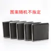 Smoking Pipes Leather cigarette box, 20 pieces, split with straps, men's cigarette storage box, independent, windproof