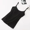 Canottiere da donna Camis Canotta da donna morbida imbottita con reggiseno casual Canotta da donna Spaghetti Cami Canotta da donna Canotta con reggiseno incorporato 230505