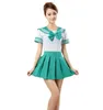 Kleidungssets Uniform Japanische Sexy Schule 2023 Schulmädchen Anime Cosplay Matrosenanzüge Weißes Hemd Kurzer Faltenrock 7 FarbenKleidung
