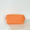 Лето -светло -зеленые апельсиновые косметические мешки с большими возможностями для макияжа для женщин туалетный пакет для хранения пакета