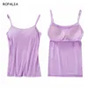 Canottiere da donna Camis Canotta da donna morbida imbottita con reggiseno casual Canotta da donna Spaghetti Cami Canotta da donna Canotta con reggiseno incorporato 230505