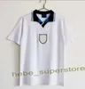 1996 년 영국 복고풍 축구 저지 가스 코인 시어러 McManaman Southgate Classic Vintage Sheringham 96 98 Home Away Owen Football Shirt