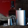 Jinsong Hipflask 1oz-12ozステンレススチールヒップフラスコ漏斗ポケットヒップフラスコアルコールウイスキーヒップフラスコ