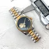 Luxe Men Women Unisex Watch Diamond Designer Gold 36mm Mechanische automatische beweging Horloges roestvrijstalen band polshorloges voor heren dames verjaardagscadeau