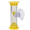 Equipamentos de rega de 2 minutos de 2 minutos de ampulheta timer timer timer escova de dente infantil decoração de casa decoração