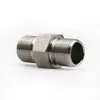 5/8-24 Male to Male Filter Thread Adapter Stainless Steel Connector for Napa 4003 Wix 24003 SS Solvent Trap End Cap Extension Adapter