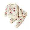 Clothing Sets Baby Boys Girls Matching Christmas Prints Clothes Top T Shirt Pants Winter Outfits 6 Months Jacket