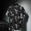 Męskie koszule 10xl 9xl 8xl 7xl 6xl 2023 Summer T-shirt krótko-rękawowy