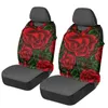 Car Seat Covers Vest Rose Design Set Of 2Pcs Pattern Fashion Style Front Protect For Auto Truck Comfort Cushion