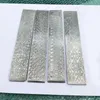 Messen 1 pieza Nuevo patrón de acero Damasco para cuchillo de bricolaje que hace material VG10 Cuchilla de acero de arena Blade en blanco ha sido tratamiento térmico