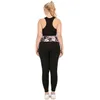 Survêtements pour femmes grande taille survêtements de course ensemble de gymnastique femme 3 pièces soutien-gorge de sport pantalons de survêtement veste tenue de yoga femmes fitness mode vêtements de sport P230506