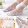 3pcs Pairs/Lot Girls Summer Breathable Children Short Ankle For 1-12 Years Kids Soft Cotton Lace Princess Mesh Socks