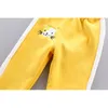 Clothing Sets Autumn Winter Children Clothing Sets Baby Girl Cartoon Thick Fleece Hoodies Vest Pants 3pcs Sports Suits Boy Casual Warm OUtfit 230506