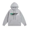 Designerkleidung Herren Sweatshirts Hoodie Trapstar Grün Schwarz Handtuch Stickerei Modemarke Lose Lässige Plüsch Kapuzenpullover Hosen Set für Herren Trainingsanzüge Tops