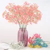 Decorative Flowers Mini Heads 62cm DIY Artificial Flower Gypsophila Fake Silicone Plants Wedding Decor Home Arrangement