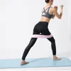 Bandas de resistência Banda de quadril Exercício de treino que não desliza para alongamento Treinamento Fitness Construindo pernas da coxa Glute Busquat Traine